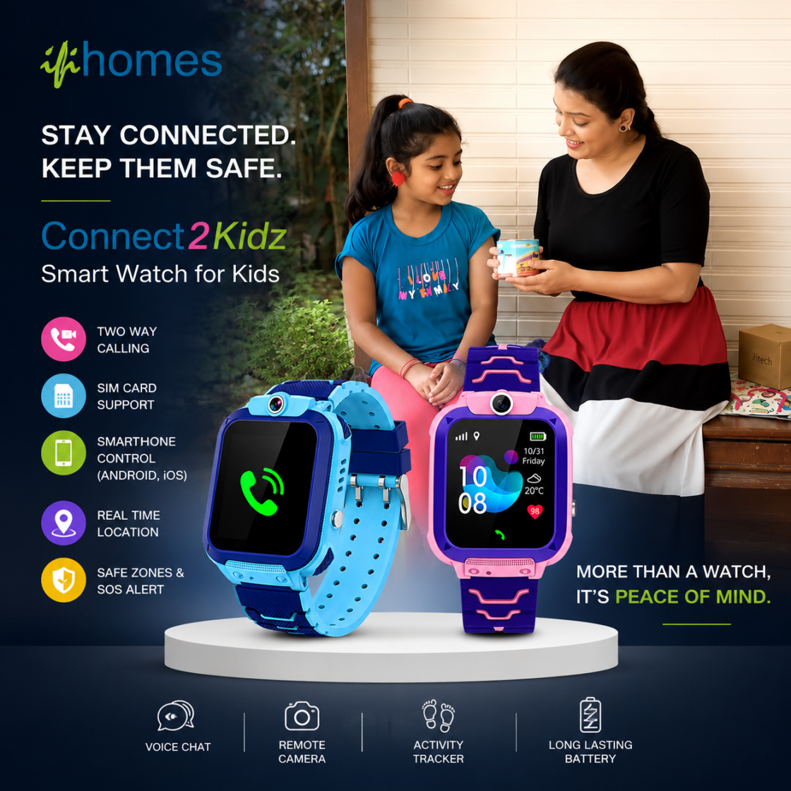 Connect2Kidz Kids Smart Watch Ad